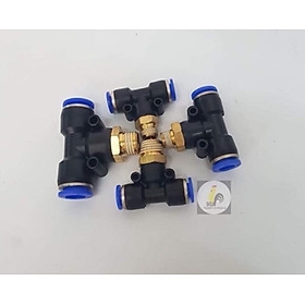 Đầu nối hơi chữ T ren ngoài - Ren 21,6ly