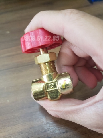 van điều tiết lưu lượng hơi ren trong 13 thau