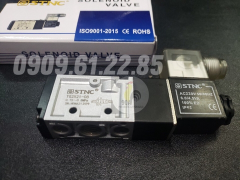 Van điện từ solenoid 5/2 ren 13 1 đầu điện TG 2521-08