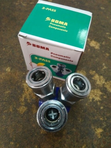 Chia 3 tròn đầu nối hơi