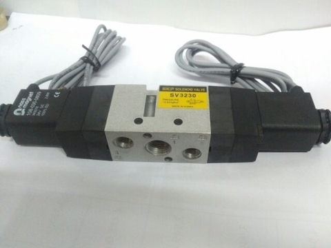 Van điện từ  solenoid 5/2 ren 13 2 coil điện ren 13 Hàn Quốc