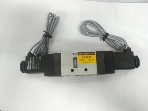 Van điện từ  solenoid 5/2 ren 13 2 coil điện ren 13 Hàn Quốc