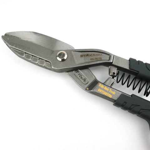 Kéo cắt tôn Staka kích cỡ 10' 12' chất liệu thép CRV siêu cứng bền bỉ, kìm cắt tôn cao cấp có lò xo trợ lực