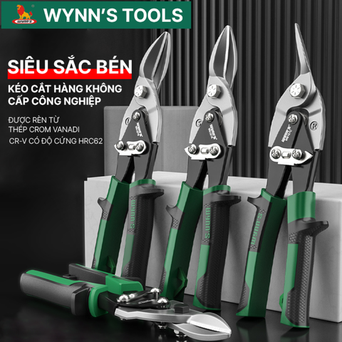 Kéo Cắt Tôn Thép Hợp Kim Wynn’s Tools CR-V