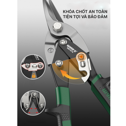 Kéo Cắt Tôn Thép Hợp Kim Wynn’s Tools CR-V