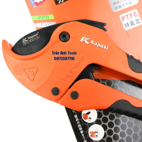 Dao cắt ống nhựa PVC PE 42mm Kapusi Japan cao cấp siêu sắc, kéo cắt ống nhựa chuyên dụng nhật bản