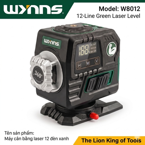 (W8012) Máy cân bằng laser 12 tia xanh
