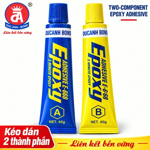 Keo dán hai thành phần Epoxy Đức Anh 20g