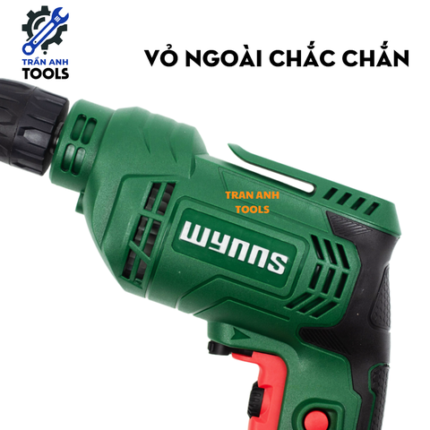 Máy Khoan Điện Cầm Tay Wynn’s WS6110 – Đầu Kẹp 10mm, Công Suất 450W, Gọn Nhẹ Dễ Dùng Cho Gia Đình & Thợ Sửa Chữa
