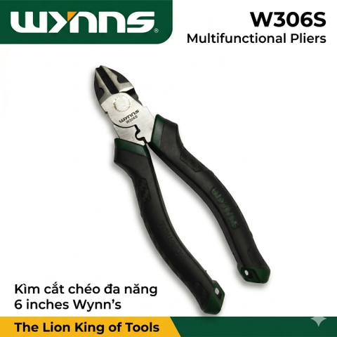(W306S) Kìm cắt chéo đa năng 6 inch