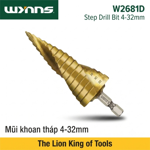 Mũi khoan tháp xoắn ốc Wynn's tạo lỗ từ 4-32mm,chất liệu thép tốc độ cao HSS 4241