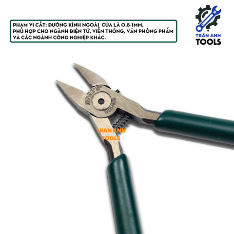 Kìm bấm linh kiện điện tử 5 inches Wynn's đầu cắt nhỏ dễ dàng thao tác, kềm bấm dây nhỏ