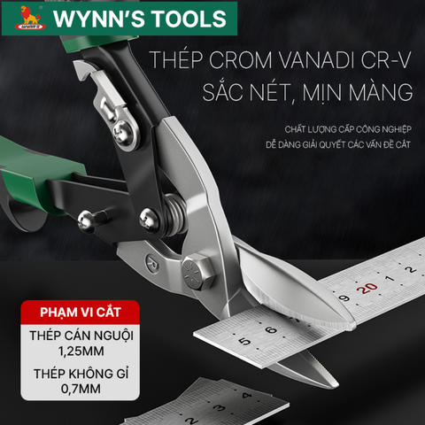 Kéo Cắt Tôn Thép Hợp Kim Wynn’s Tools CR-V