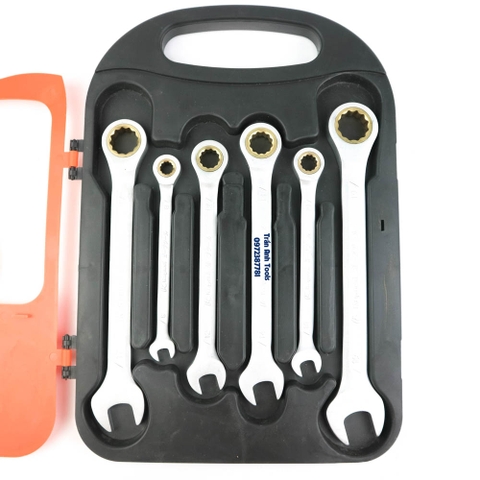 Bộ cờ lê tự động 7 chi tiết có các cỡ 8,10,12,13,14,17,19 Kapusi Japan chính hãng, bộ cờ lê tự động chất lượng nhật bản