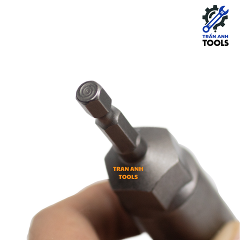 Đầu chụp bulong bắt vít chuôi lục giác chiều dài 80mm các cỡ từ 5.5-19mm