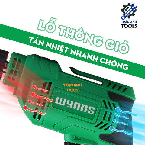 Máy Khoan Điện Cầm Tay Wynn’s WS6110 – Đầu Kẹp 10mm, Công Suất 450W, Gọn Nhẹ Dễ Dùng Cho Gia Đình & Thợ Sửa Chữa