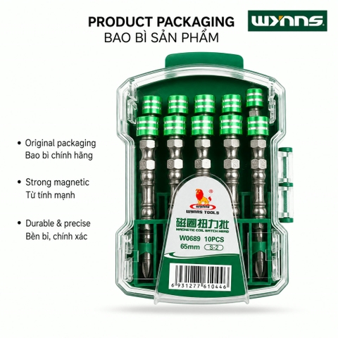 Mũi bắt vít niken W0689 Wynn's
