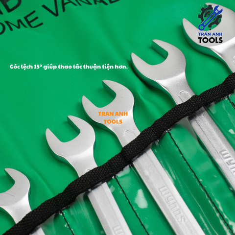 Bộ Cờ Lê 14 Chi Tiết Wynn’s 8-24Mm Thép Crom Vanadi CR-V Siêu Bền Túi Vải Chuyên Dụng Sửa Chữa Xe Máy Ô Tô