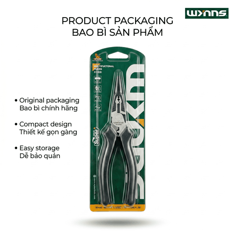 W508S-M Kìm mũi nhọn đa năng