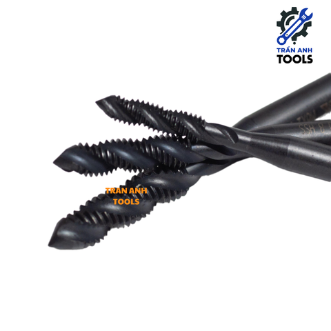 Mũi tạo ren taro cỡ từ M2-M12 chất liệu HSS 6542 phủ Nitrit đen cao cấp