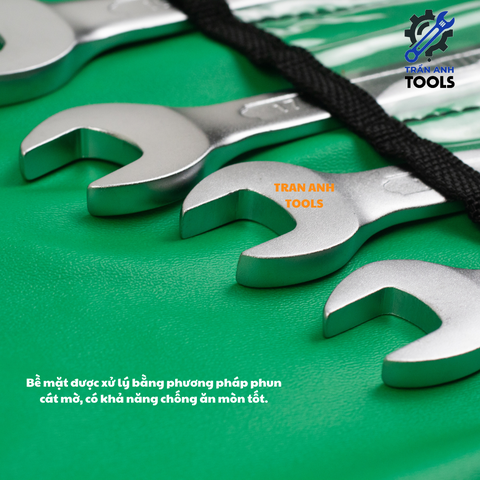 Bộ Cờ Lê 14 Chi Tiết Wynn’s 8-24Mm Thép Crom Vanadi CR-V Siêu Bền Túi Vải Chuyên Dụng Sửa Chữa Xe Máy Ô Tô