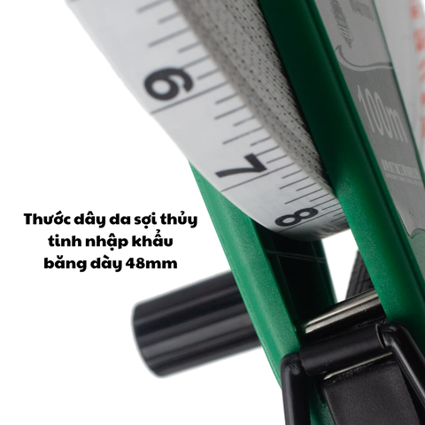 Thước dây da nhập khẩu loại giá đỡ sợi 100m