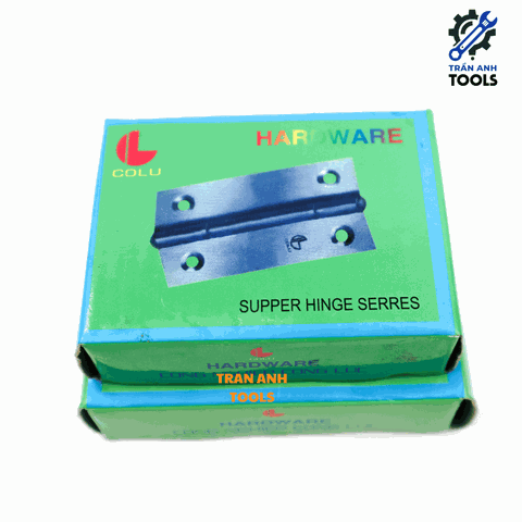 Bản lề lá Inox bóng nhiều kích thước, bản lề lá sắt xi Trần Anh Tools