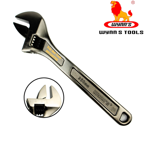 Mỏ lết trơn màu ngọc trai đen Wynn's cao cấp chất liệu CRV cao cấp đủ các cỡ, mỏ lết đa năng hàng chất lượng cao