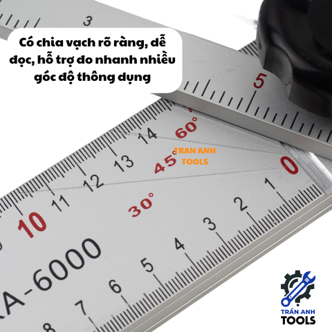 Thước góc đă năng 60cm STAKA