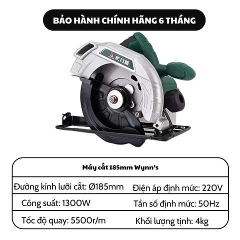 Máy Cắt Đá, Gạch 185mm 1300W Wynn’s Tools WS7185X, Máy Cắt Gạch Marble