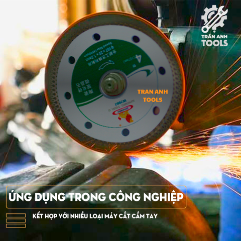 Lưỡi cắt đa năng Wynn's 107mm cắt gạch men, đá ceramic hoa cương, sắt, gỗ siêu mỏng siêu ngọt, đá cắt đa năng độ bền cao