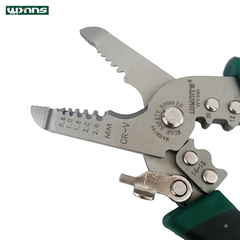 Kìm Cắt. Tuốt Dây, Ép Cos Đa Năng Wynn's W1045, Kềm Cắt Tuốt Dây Chính Xác, Chất Liệu Thép Cao Cấp