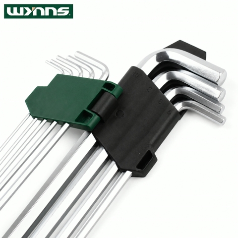 Bộ Lục Giác 9 Chi Tiết W9920A Wynns Thép CR-V Siêu Dài Chìa Khóa Allen Đầu Bi Vặn Ốc Lục Giác Chính Hãng Đa Năng