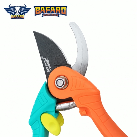 Kéo cắt cành cán nhựa lưỡi đen Bafaro
