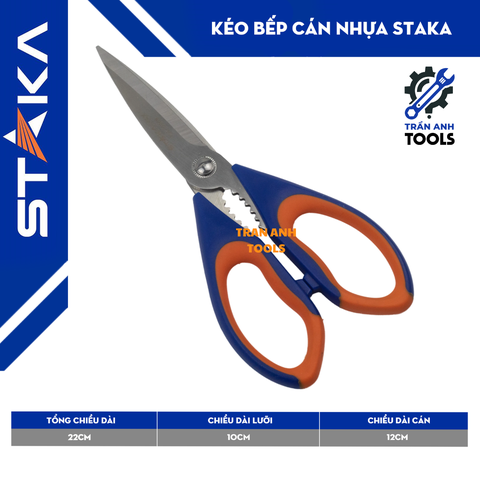 Kéo bếp cán nhựa cao cấp STAKA