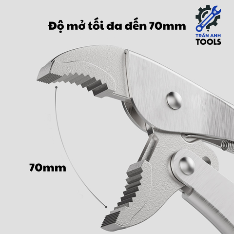 Kìm Chết Trắng Cao Cấp STAKA – Thép Cứng, Chống Gỉ, Kẹp Chặt Không Trượt Dụng Cụ Cơ Khí Siết Chặt Đa Năng