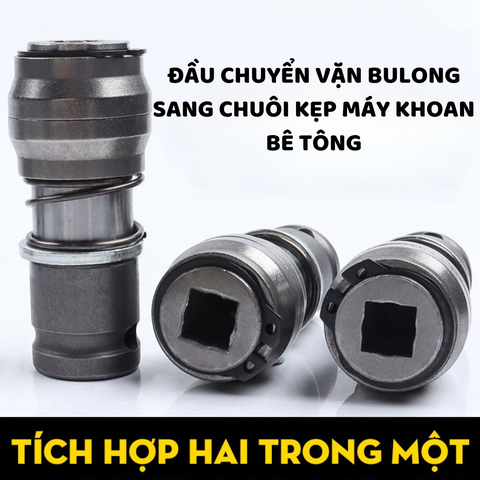 Đầu Chuyển Chuôi 1/2 Sang Chuôi Kẹp Máy Khoan Bê Tông