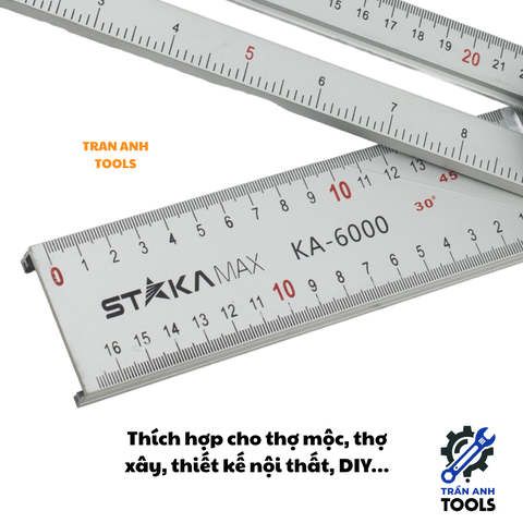Thước góc đă năng 60cm STAKA