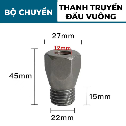 Đầu chuyển từ khoan bê tông sang ren