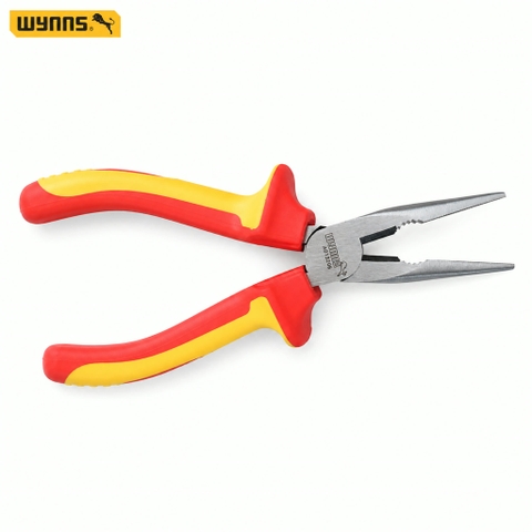 Kìm điện 6 8 inch cách điện 1000V tiêu chuẩn VDE của Đức Wynn's chính hãng, kềm điện chịu điện cao áp chuyên dụng