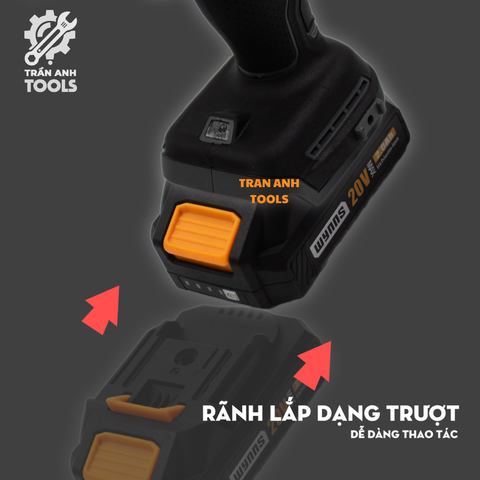 Máy Khoan Pin 20V Không Chổi Than Wynn's WS6804 - Khoan Cầm Tay, Khoan Bắt Vít Đa Năng