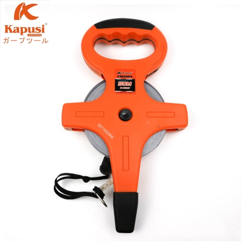 Thước dây thép cắm đất chiều dài 50m Kapusi Japan, thước cắm đất hàng chất lượng cao