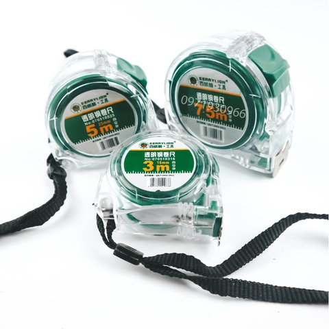 Thước rút mét vỏ trong Berrylion chiều dài 3m 5m 7.5m chính hãng, thước cuộn mét chống sốc bền bỉ