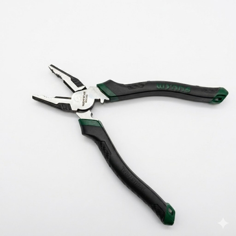 Kìm Điện 200mm Chính Hãng Wynns Super Pliers Thép Cứng Cán Bọc Cao Su Chống Trơn Kìm Cắt Dây Kẹp Đa Năng Cơ Khí