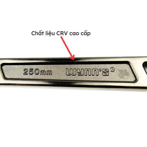 Mỏ lết trơn màu ngọc trai đen Wynn's cao cấp chất liệu CRV cao cấp đủ các cỡ, mỏ lết đa năng hàng chất lượng cao