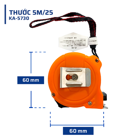 Thước Rút Thước Cuộn STAKA 5m/7.5m - Lá Thước Phủ Nylon, Vỏ Nhựa Chống Va Đập, Đo Dài Chính Xác, Dễ Sử Dụng