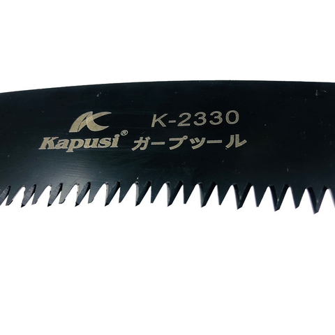Cưa Kiếm Kapusi K-8802 – Lưỡi Cong Mạ Đen Sắc Bén, Cán Cầm Chắc Tay, Dụng Cụ Cắt Gỗ Cành Cây Đa Năng Cho Sân Vườn Và Công Trình
