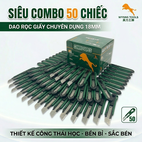 Dao rọc giấy rẻ (Lưỡi trắng) mới 107*20*18mm