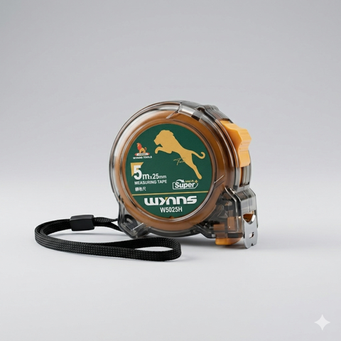 Thước Mét Cuộn 5m Wynns Super W5025H Thước Đo Cầm Tay Bản 25mm Chống Trượt Chính Xác Dụng Cụ Đo Lường Đa Năng