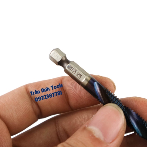 Bộ mũi khoan taro 6 chi tiết 3 4 5 6 8 10 chất liệu HSS cao cấp, bộ mũi tạo ren 6 chi tiết Kapusi K-3242 Japan cao cấp